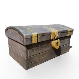 Wooden Treasure Chest