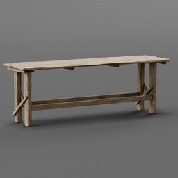 Medieval market table