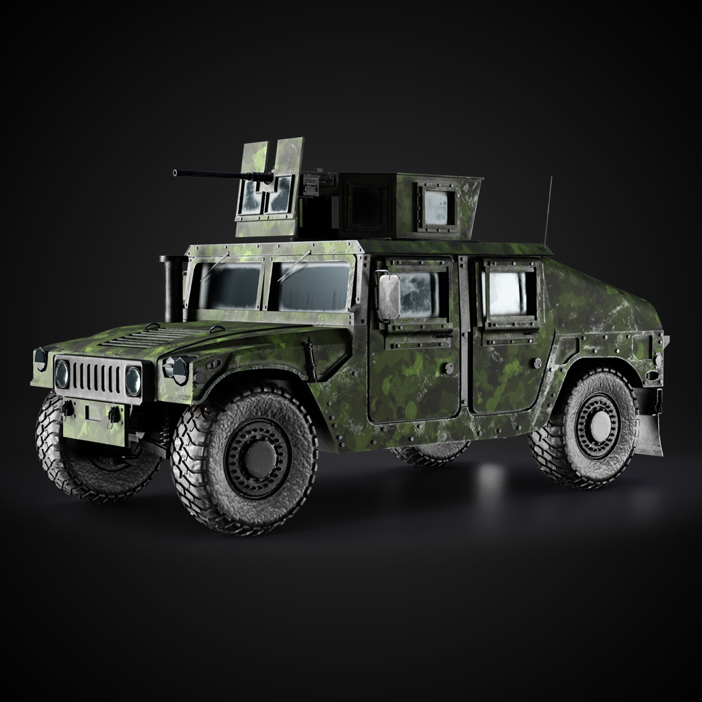 EM Military Vehicle | Military Vehicles models | Blendkit