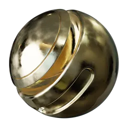 High-quality procedural PBR metallic material with realistic imperfections for Blender 3D artists.