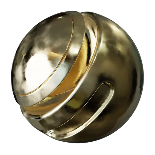 High-quality procedural PBR metallic material with realistic imperfections for Blender 3D artists.