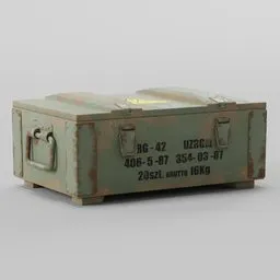 RG-42 Soviet Grenade Ammunition Box