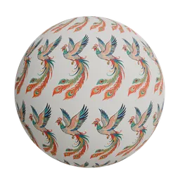 Digital phoenix artwork