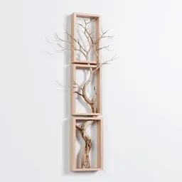 Minimalist Tree Branch Wall Art Set