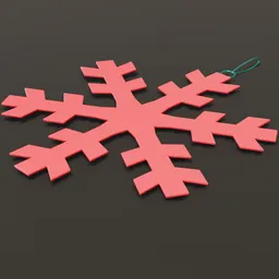 SnowFlakes Snow Red