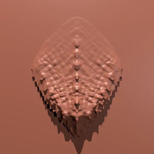 3D Blender sculpting brush for creating detailed reptilian scales on digital models.
