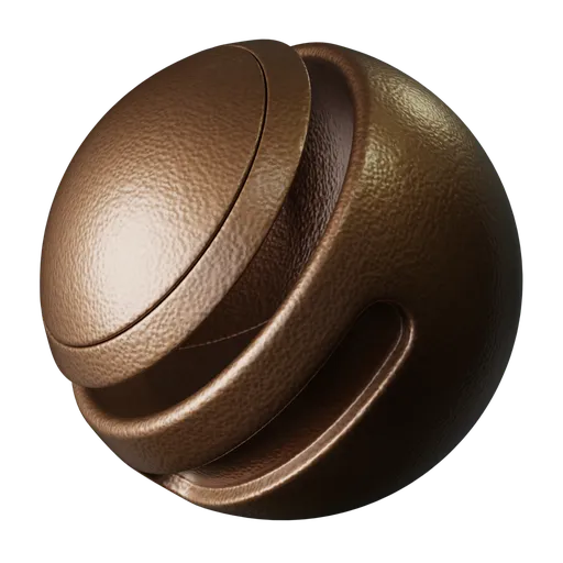 Procedural Hammered Copper Material