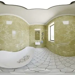 Marble Bathroom Interior