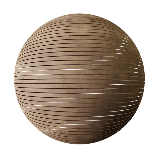 High-resolution PBR wood fence material for 3D modeling and Blender, suitable for detailed texturing.