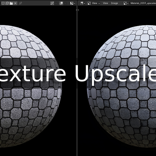 Texture Upscaler - Offine Image Upscaler For Blender