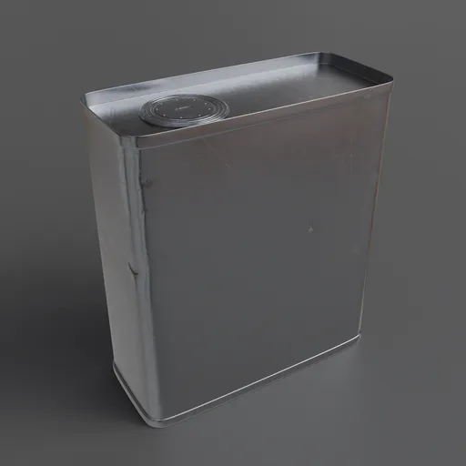 Square oil can