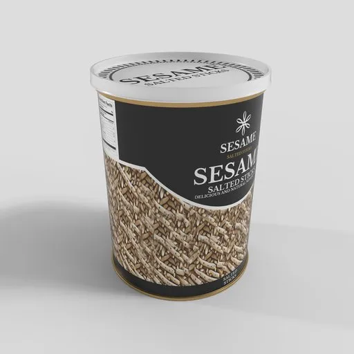 Sesame Salted Sticks Tub Container