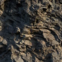 Rocky Rugged Cliff Photoscan