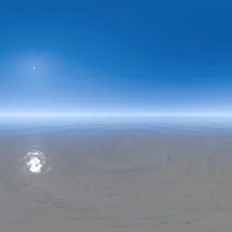 Pure Ocean Blue Horizon