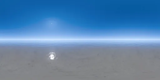 Pure Ocean Blue Horizon