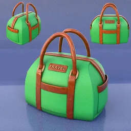Stylized travel bag