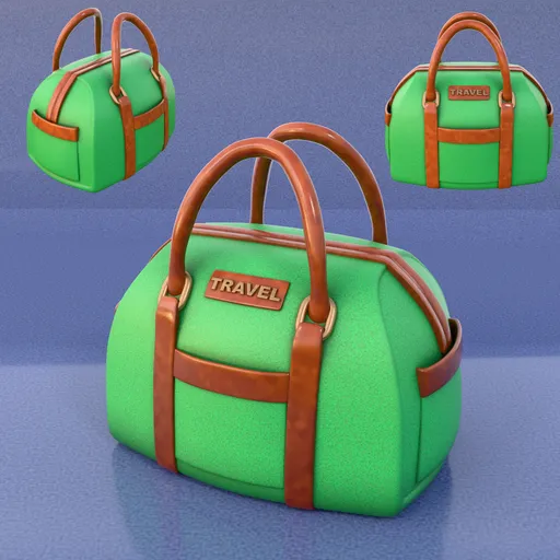 Stylized travel bag