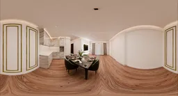 Luxury Dining Area Warm Interior