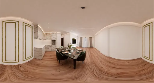 Luxury Dining Area Warm Interior