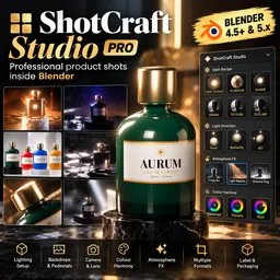 ShotCraft Studio Pro – Product Photography Studio for Blender