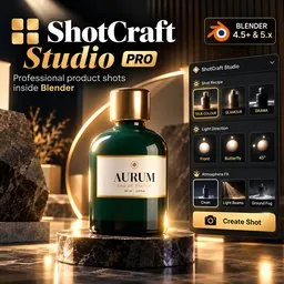 ShotCraft Studio Pro – Product Photography Studio for Blender