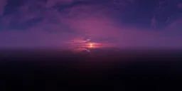 Purple Sunset Pure Sky