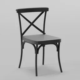 Miniature Industrial Dining Chair