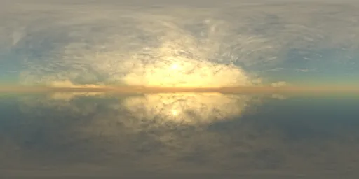 Dramatic hazy sky