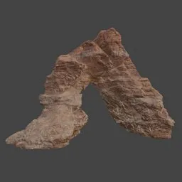 Desert Rock Arch Modular Asset