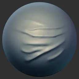 ER_Fabric Brush Wide Draped Fold