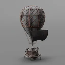 Hunt horror hot air ballon