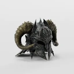 Horned Helmet Fantasy Armour