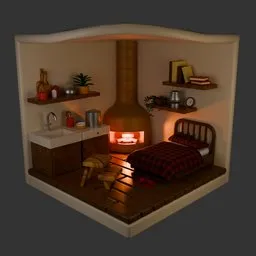 Cabin Bedroom