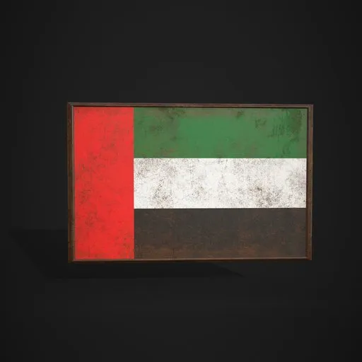 United Arab Emirates Flag Picture Frame