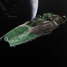 Space Battleship Razorthorn