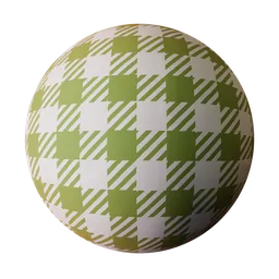Procedural Green Picnic Fabric