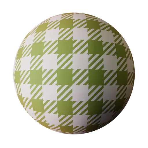 Procedural Green Picnic Fabric