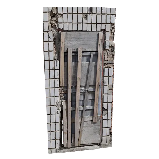 Scan Old Plant Door Red Brick
