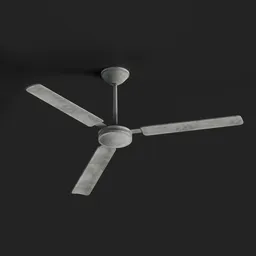 Dusty Ceiling Fan (3-Blade)