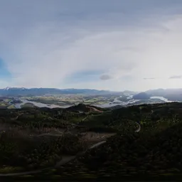 Aerial Canadian Landscape