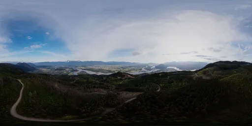 Aerial Canadian Landscape
