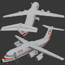 Airliner BAe 146 Loganair