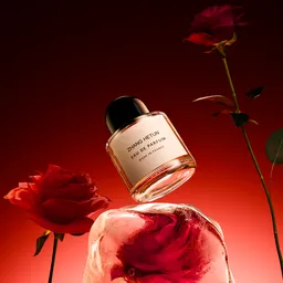 Luxury Perfume Red Rose Ice Scene