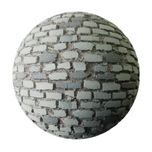 Wall made of large natural stones