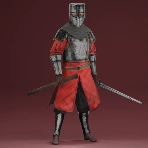 Knight Templer - Rigged