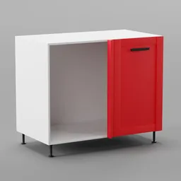 Kitchen lower cabinet 100cm (corner r)