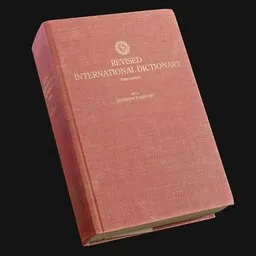 Vintage Office Dictionary Book