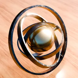 Dynamic Gyroscope Loop Animation
