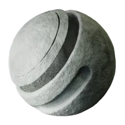 High-quality Modern Stucco Wall PBR material for Blender 3D, ideal for realistic rock textures with procedural shader customization.