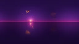 Purple Sunset Horizon